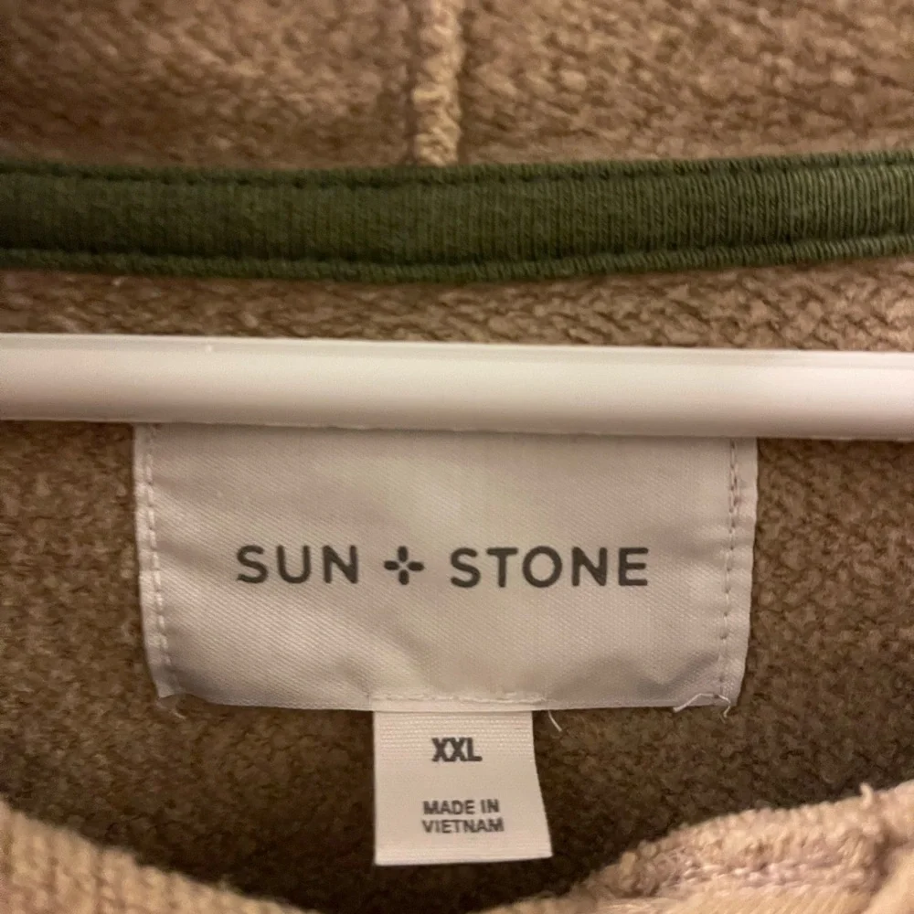 Sun + Stone Multicolor Patchwork Hoodie - Picture 2 of 3
